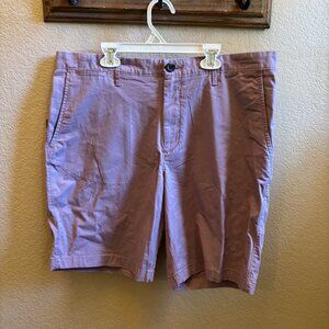 Mens -Goodfellow & Co Flat-Front Shorts - size waist 34, inseam 9.0 - color Plum